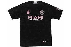 Bape Inter Miami Black Tee