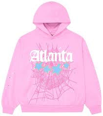 Sp5der Pink Atlanta Hoodie