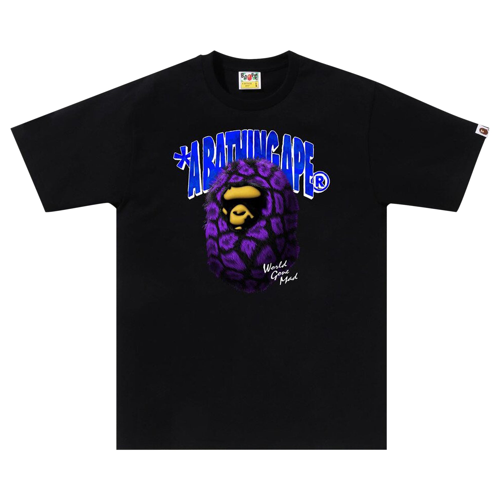 Bape world gone made black tee