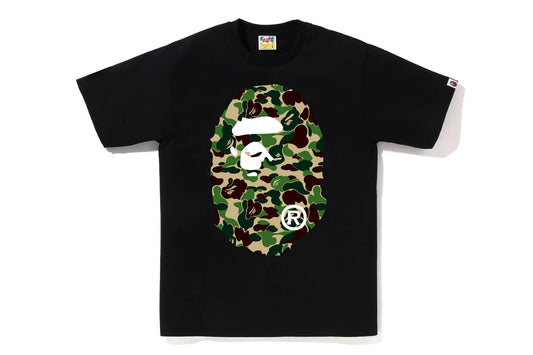Bape abc camo big head black tee