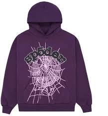Sp5der web hoodie purple