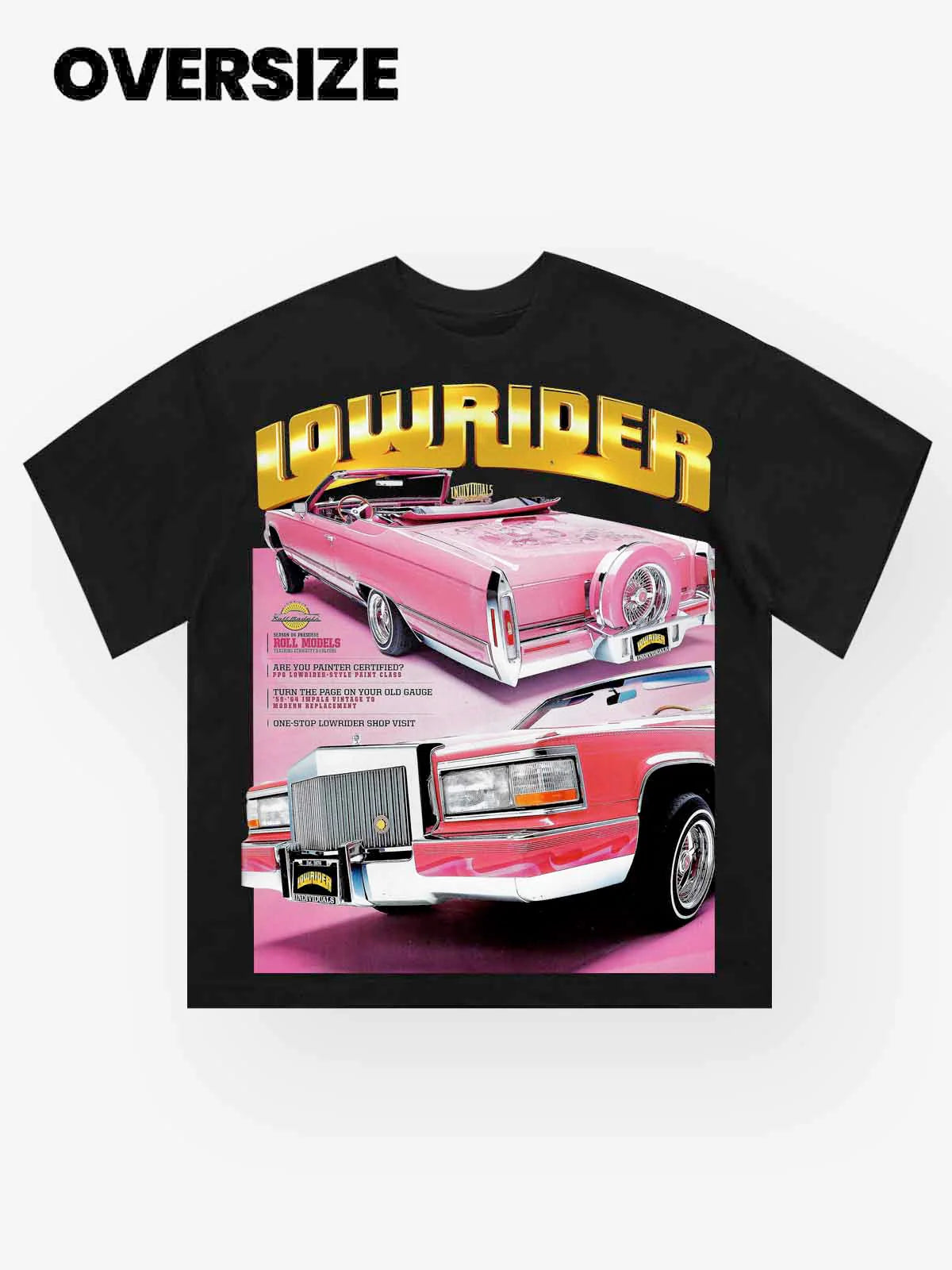 Noisey lowrider magazine cover print tee