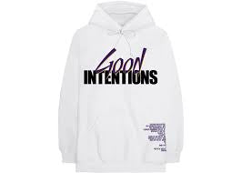 Vlone Hoodie blanc mauve Good Intuition