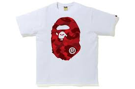 Bape Big Head Red White-T