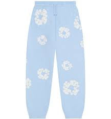 Denim tears sweatpants powder blue