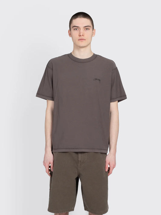 Stussy shirt Lazy ss tee Faded Black