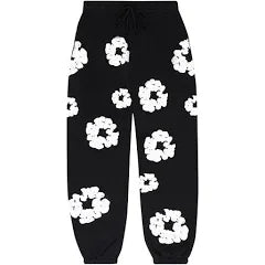 Black & White Denim Tears sweatpants