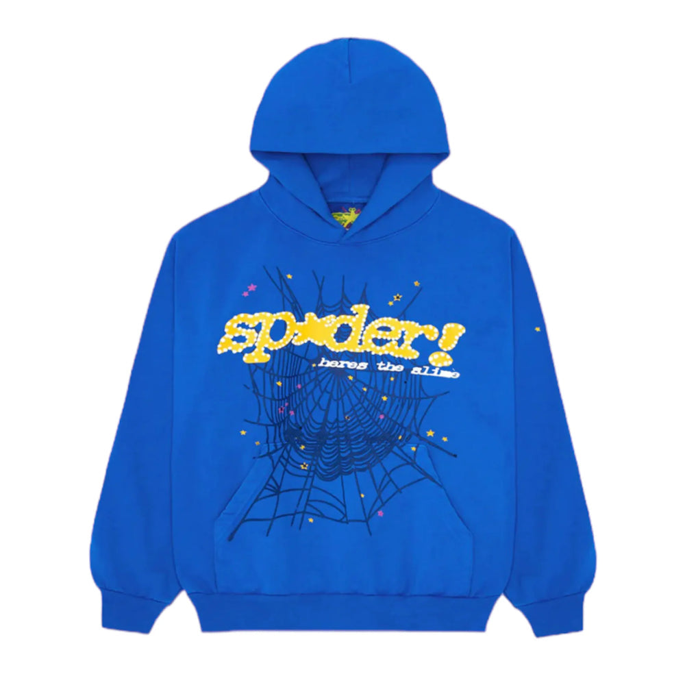 Sp5der TC Hoodie Blue