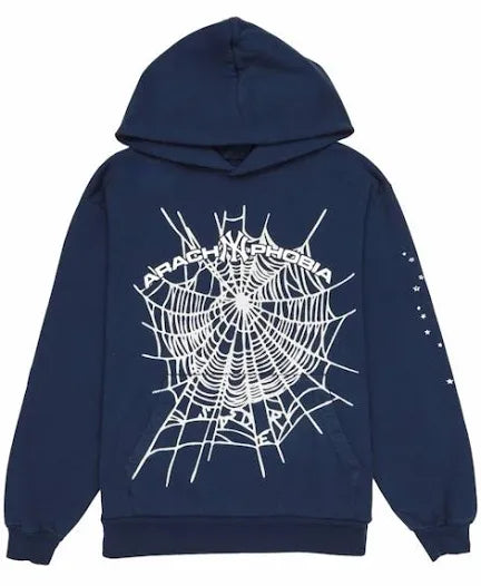 Sp5der Arach NY Phobia Hoodie Navy