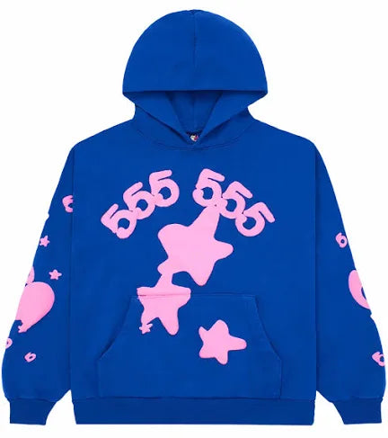 Sp5der Beluga Hoodie Blue