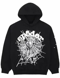 Sp5der OG Web Hoodie Black