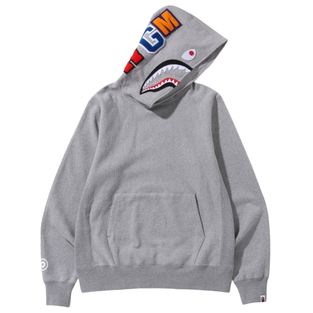 BAPE Shark Pullover Hoodie Grey