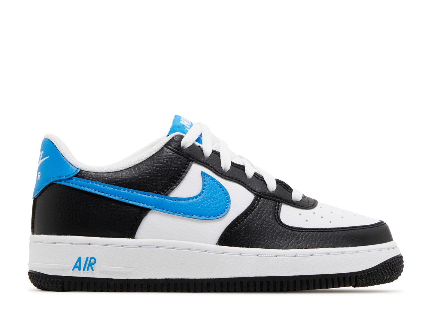 Nike Air Force 1 Low Blanc Noir Bleu Photo Clair GS