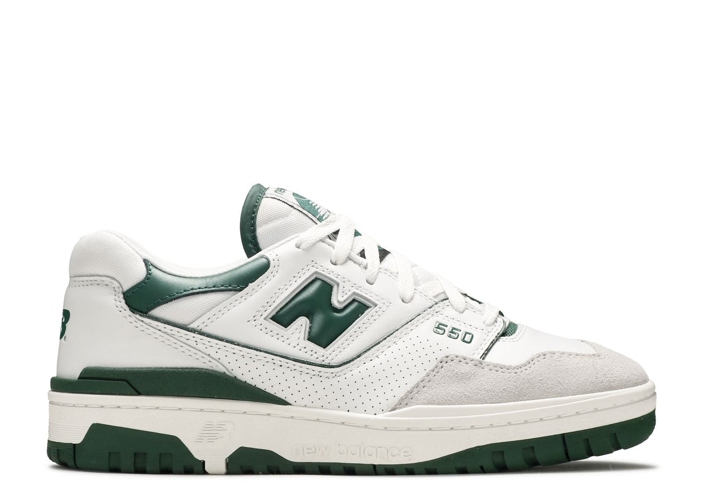 New Balance 550 white green