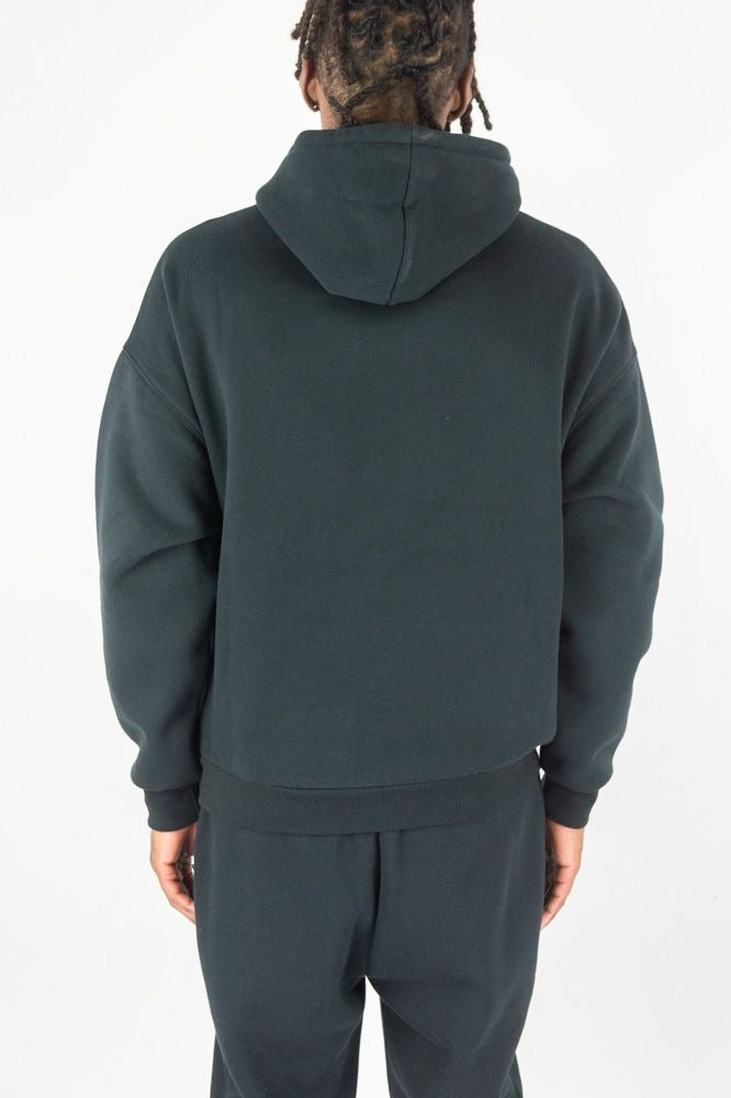 Soft Touch fleece hoodie - 1100-370 - Black