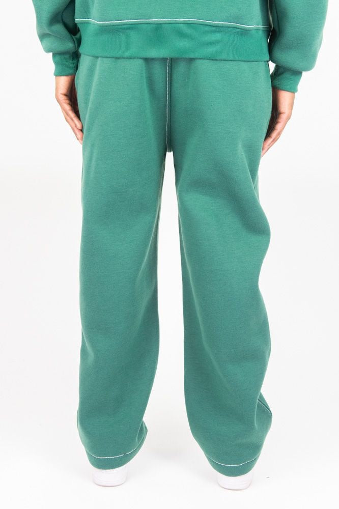 thick Stitch Solid Relaxed Pan - 1100-410 - Hunter grey