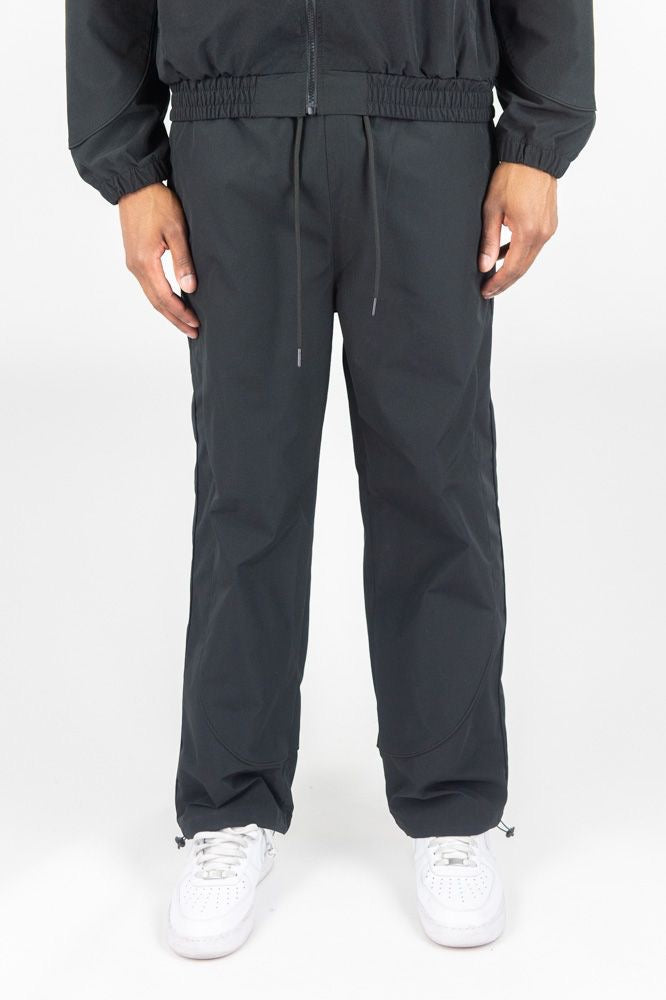 Piping ripstop pants - 1100-430 - black