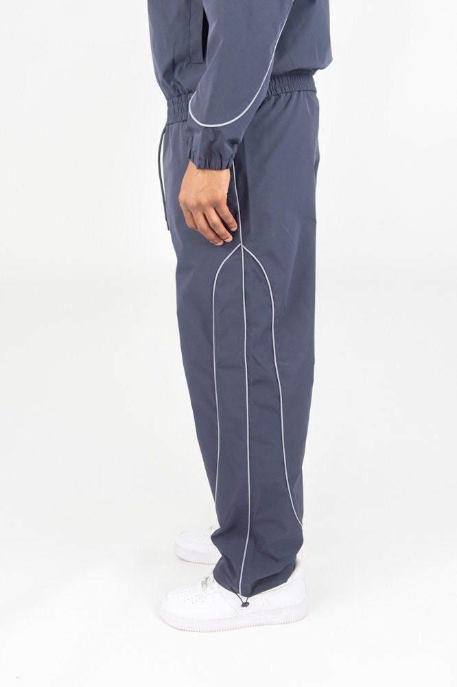 Piping ripstop pants - 1100-430 - charcoal