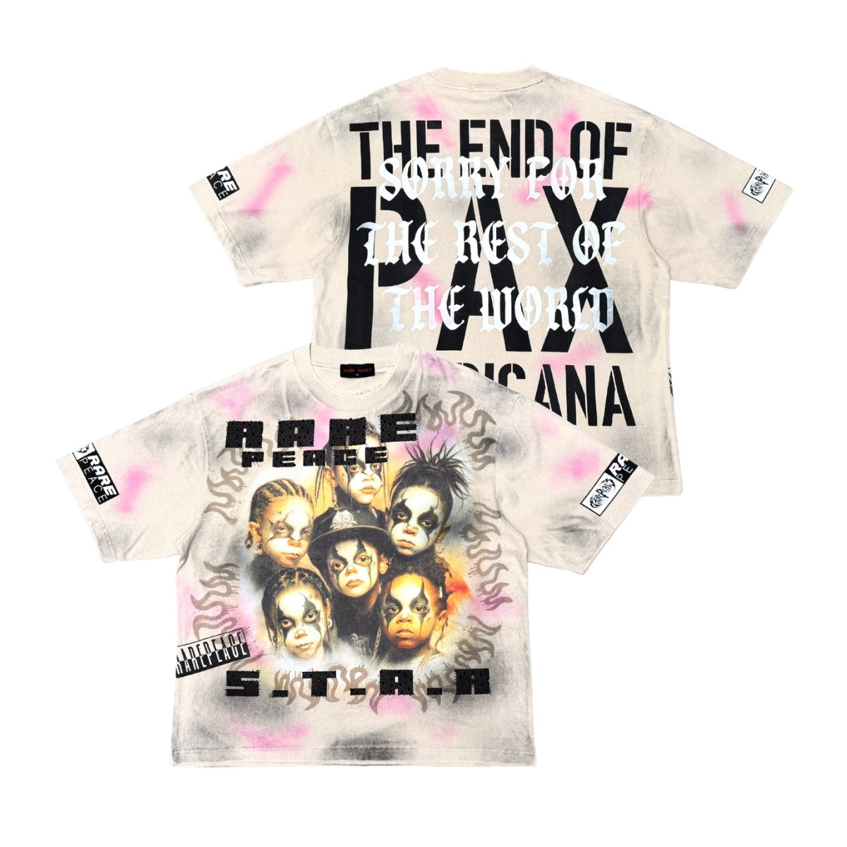 Rare Peace Washed Star Tee RT6139