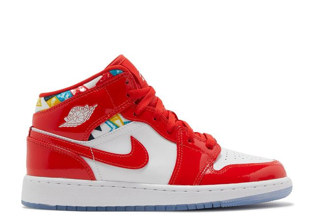 Jordan 1 Mid SE GS 'Barcelona Sweater'