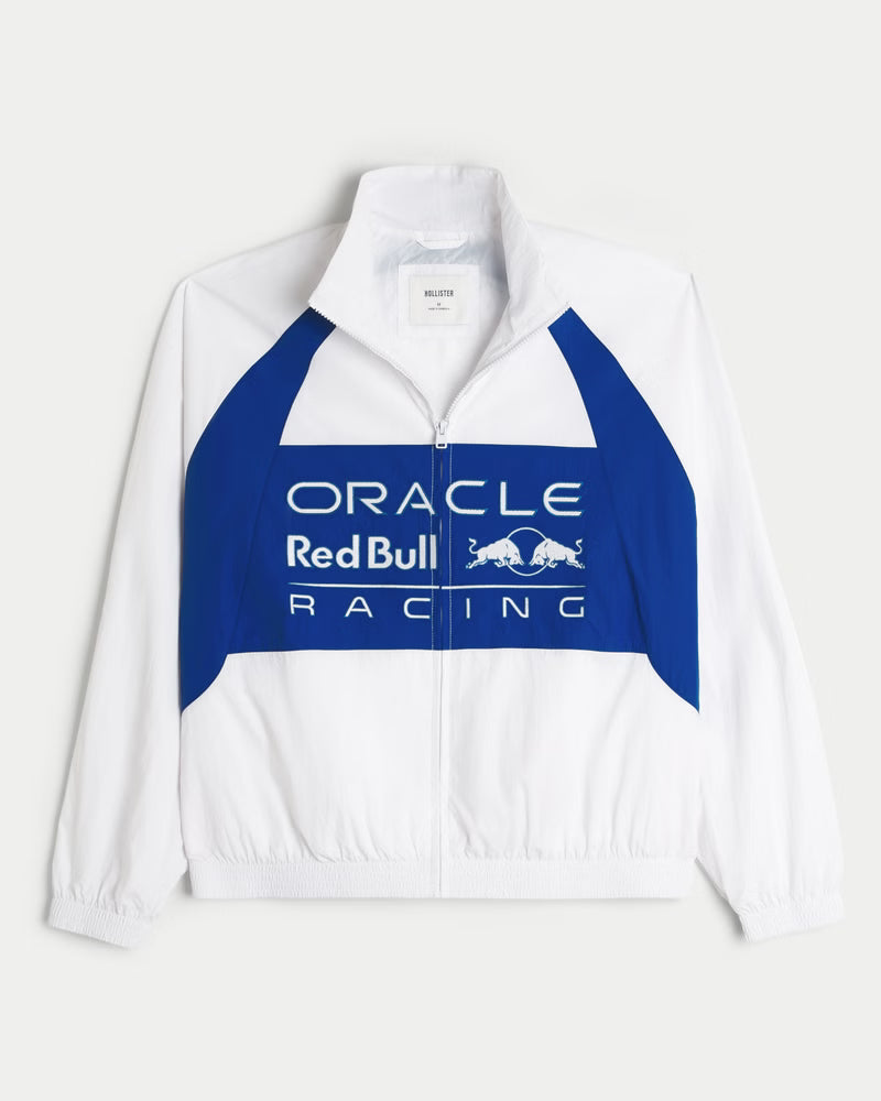 Hollister Oracle Red Bull Rcing Graphic Track Jacket
