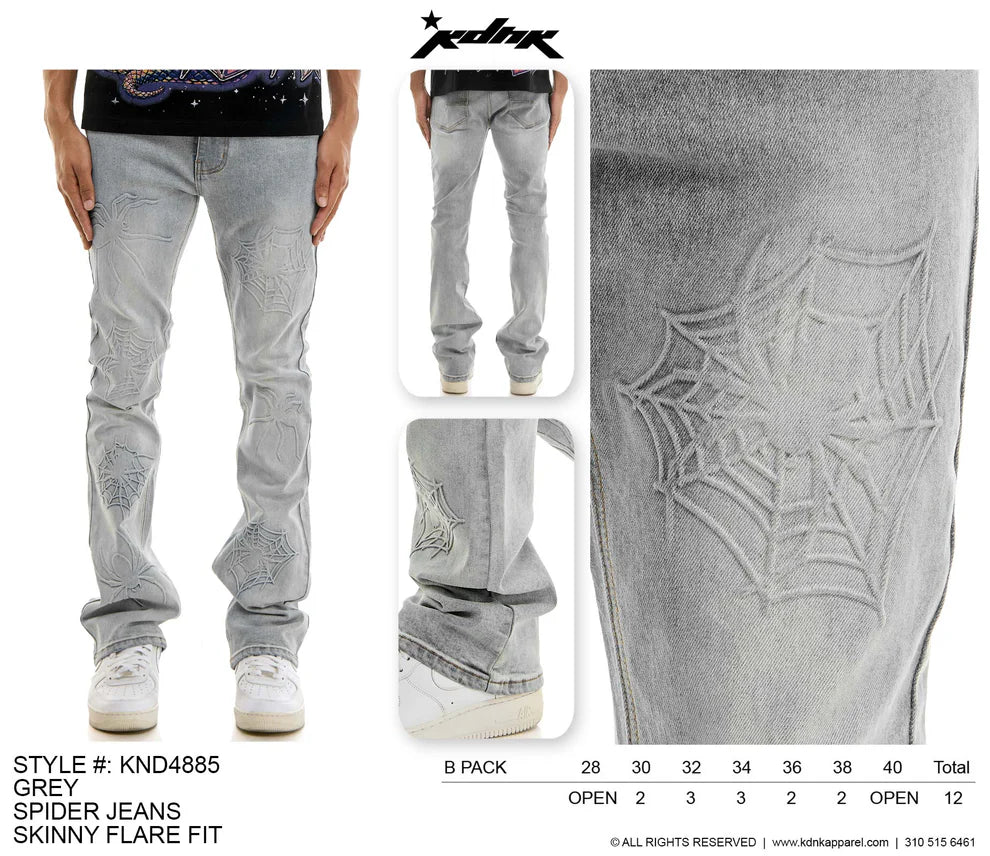 KDNK SPIDER JEANS 'Grey'