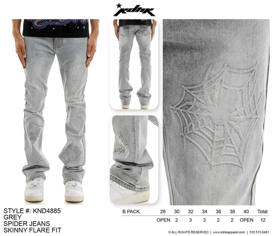 KDNK SPIDER JEANS 'Grey'