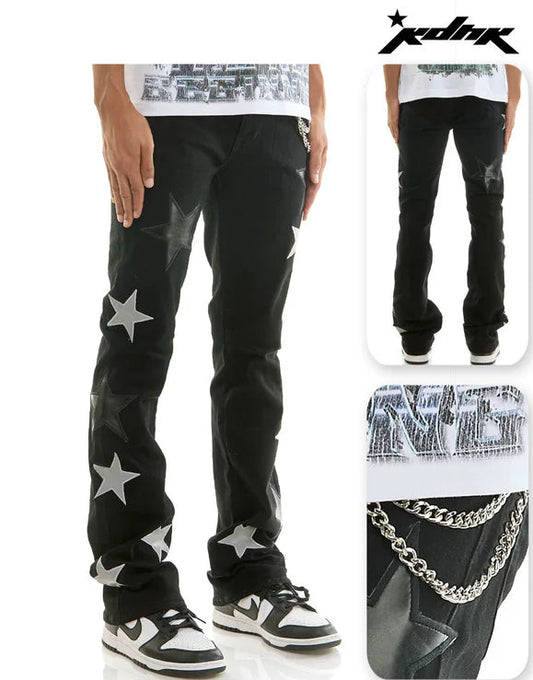 KDNK STAR JEANS 'Jet Black'
