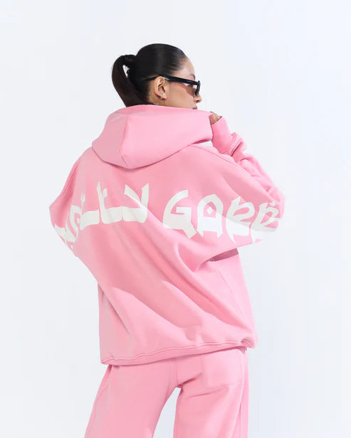 Sham Set / Ensemble Sham signature set hoodie & jogger BABY PINK
