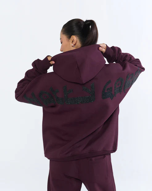 Sham Set / Ensemble Sham signature set hoodie & jogger Sham Burgundy MULLED WINE
