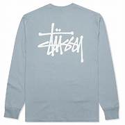 Basic Stussy LS Tee Slate