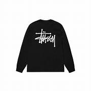 Basic Stussy LS Tee Black