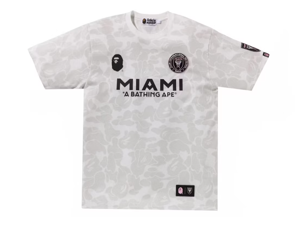 Bape Inter Miami White Tee