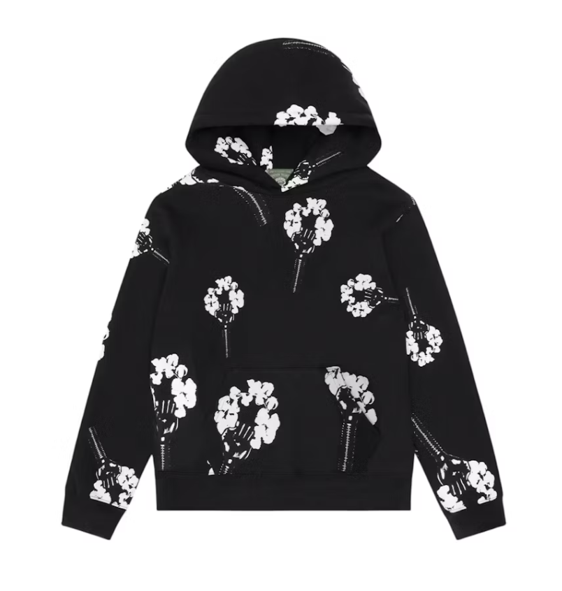 Denim Tears Hardies Tears Fist Wreath Hoodie 'Black'