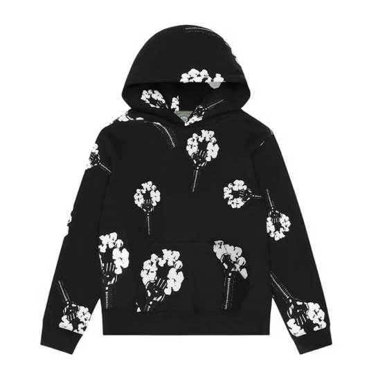 Denim Tears Hardies Tears Fist Wreath Hoodie 'Black'