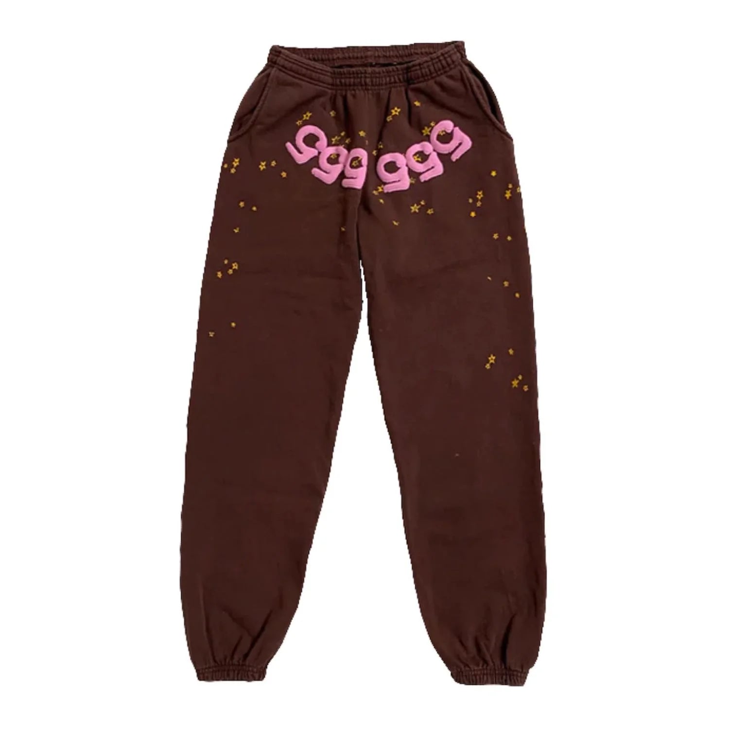 Pantalon de survêtement classique Sp5der Marron