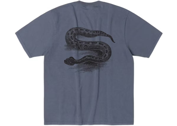 Serpent Pig Dyed Tee Navy