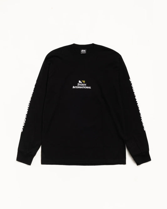 Stussy International Ls Tee Black