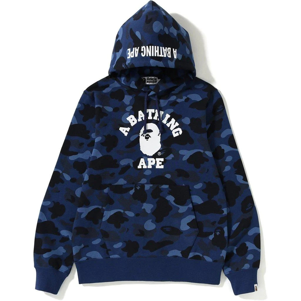 Bape Hoodie Blue Camo