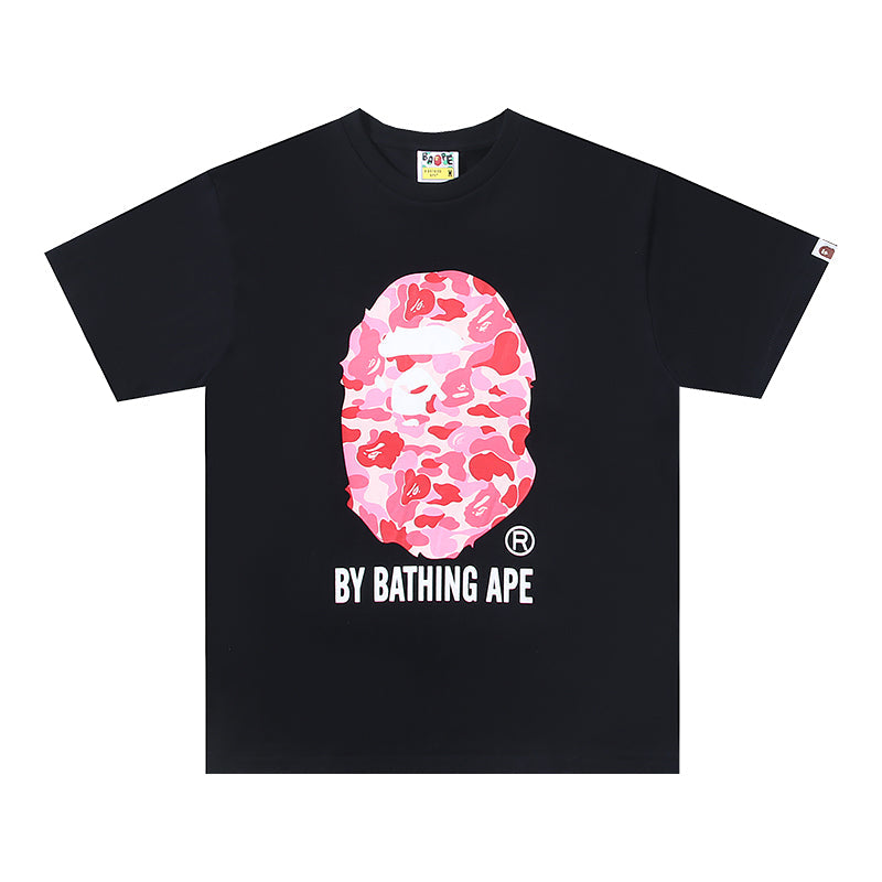 Bape tee-shirt black pink Camo / Bathing Ape