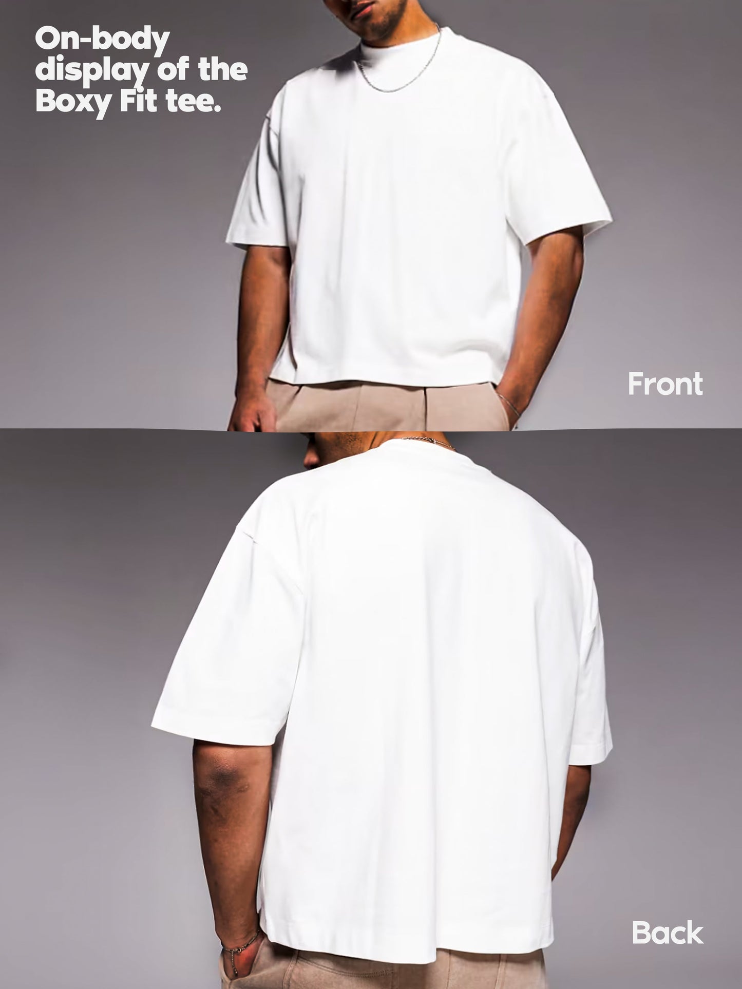Boxy Oversized T-shirt with Noissey Logo and Pink Beanie Comic Print
