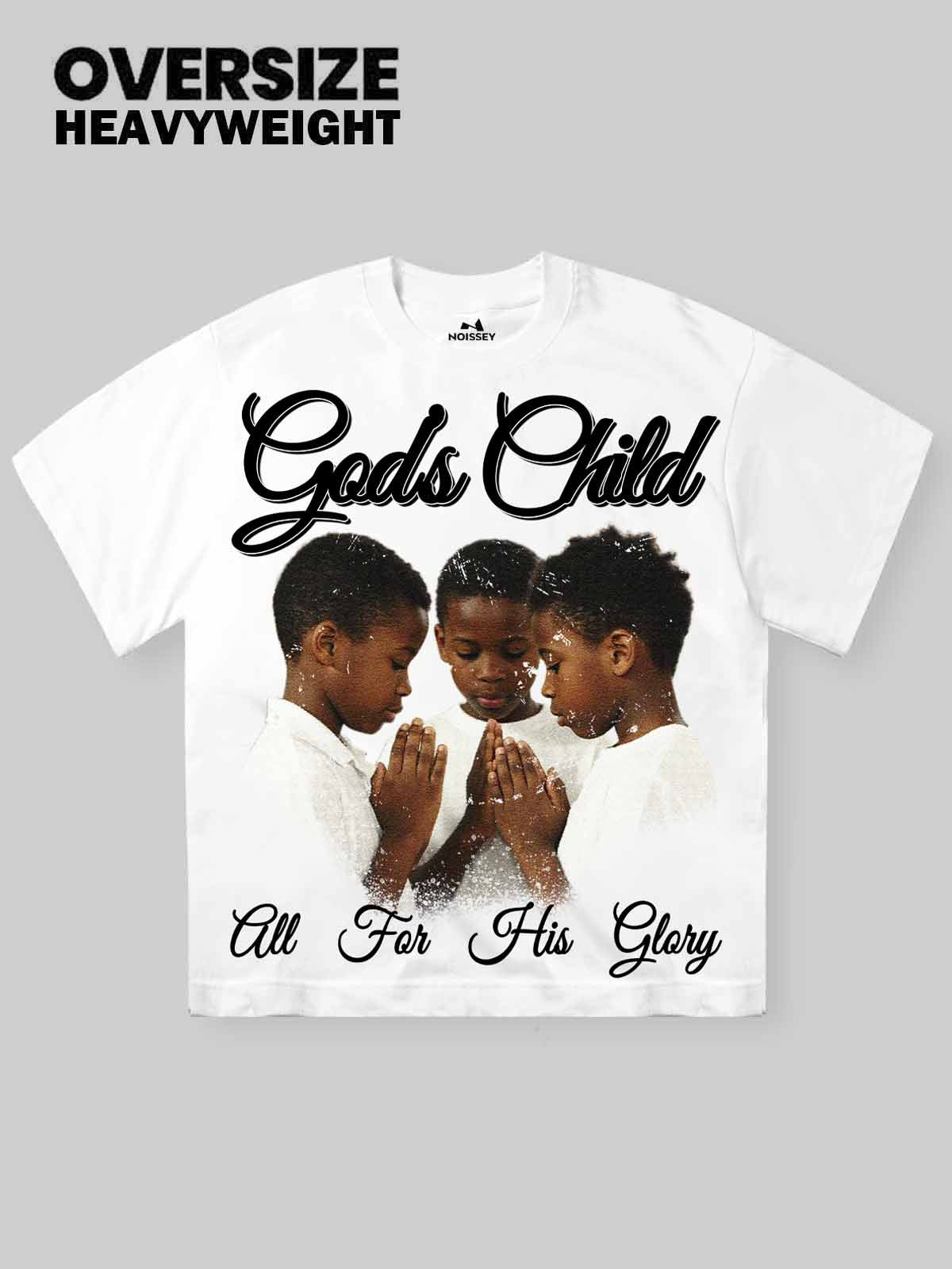 3 God’s Child Print T-shirts