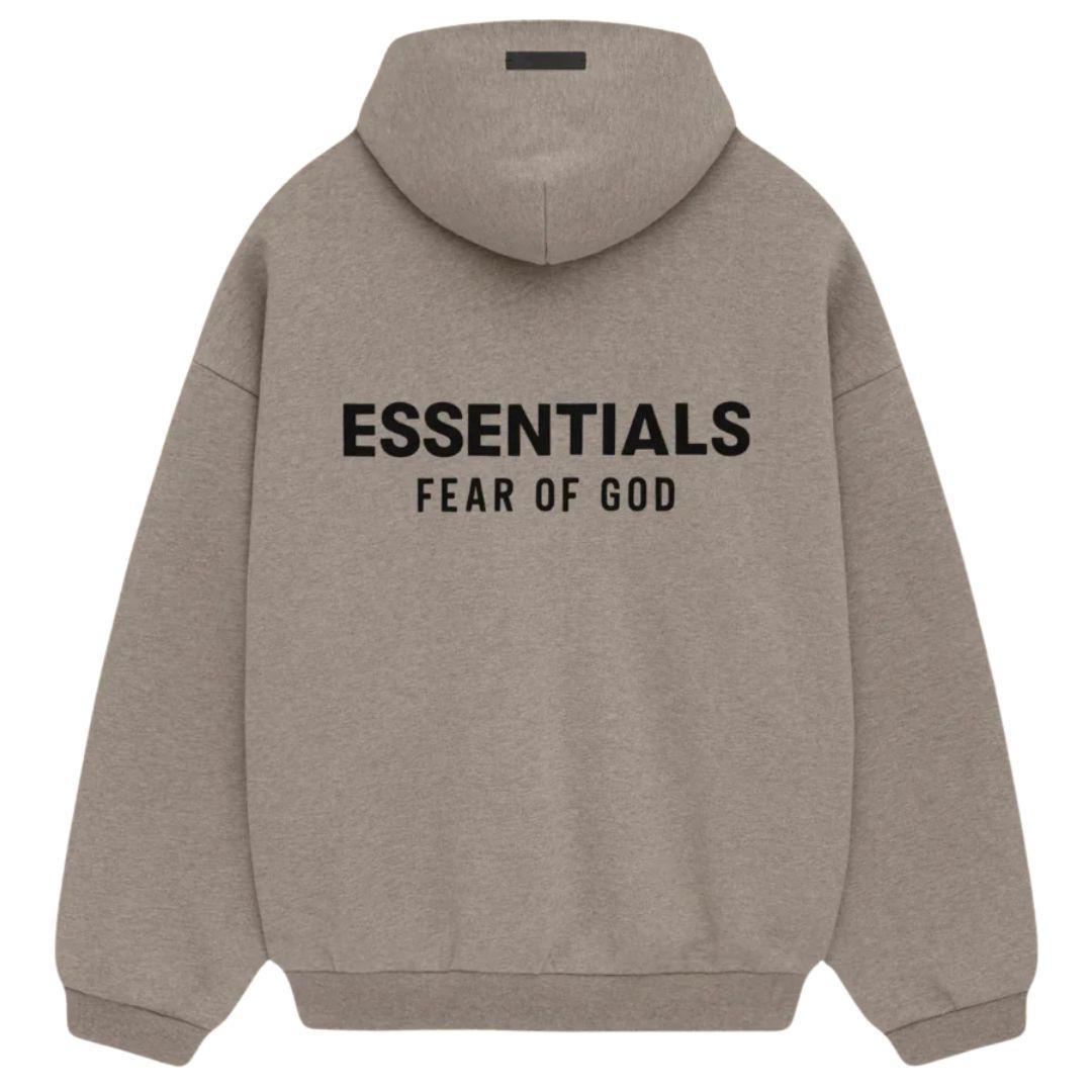 ESSENTIALS FOG HOODIE HEATHER GREY FW24