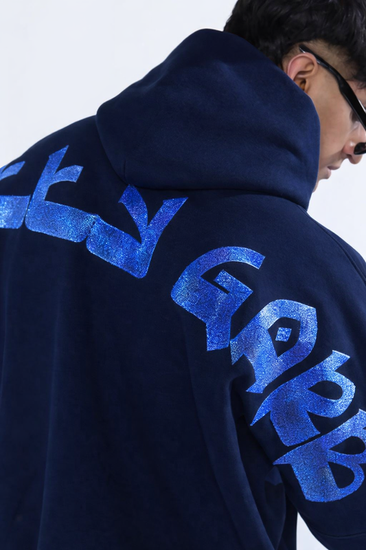 Sham Set / Ensemble Sham signature set hoodie & jogger navy blue/mettalic blue