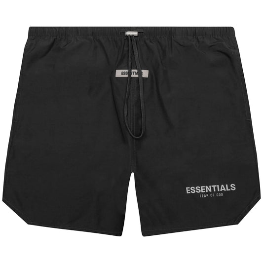 Essentials short Jet Black / White