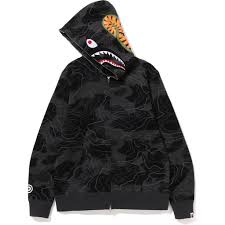 Bape Zip-Up Black On Black