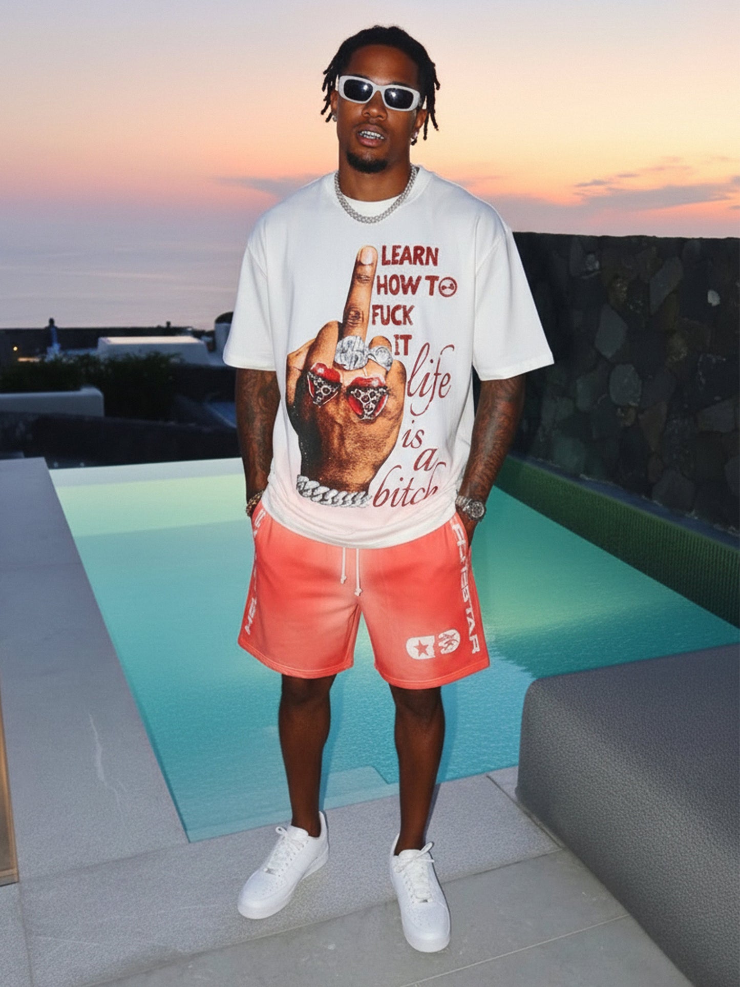 NOISSEY "Life is a Bitch" Boxy Heavyweight Cooling Tee