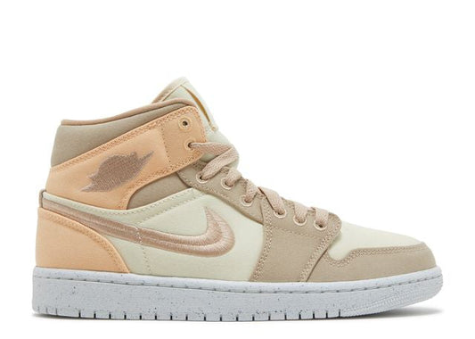 Jordan 1 Mid SE Canvas Khaki (Women's)