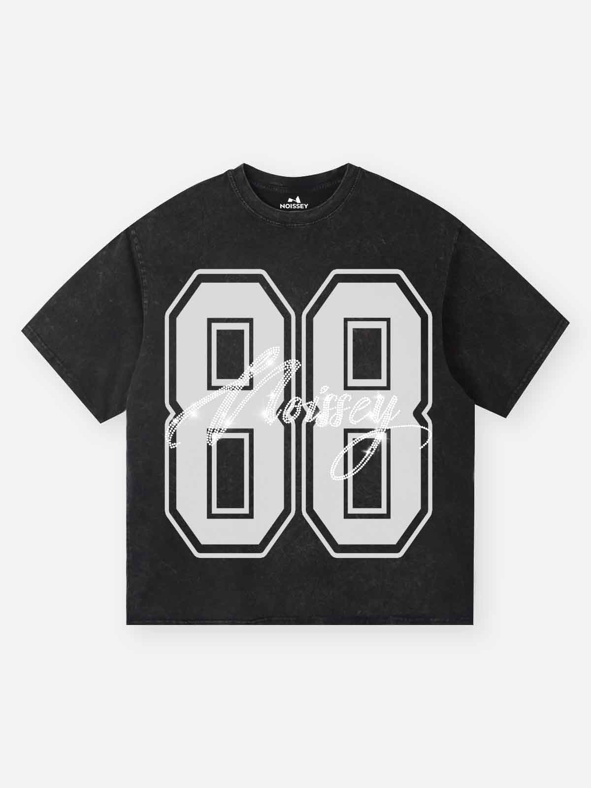 88 Noissey Diamond Wash Print T-shirt