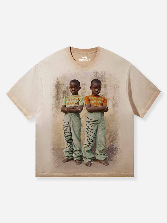 "I Am a Child of God" Distressed Watercolor Print T-Shirt